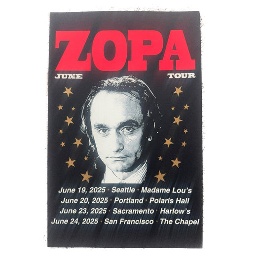 ZOPA - Cazale/Sal Naturile Screen Print Tour Poster